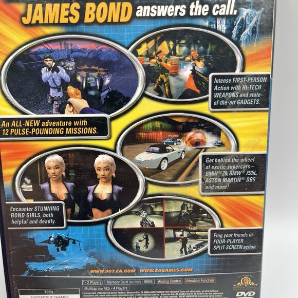 James Bond 007 in Agent Under Fire PS2 PlayStation 2 Complete CIB - Picture 2 of 9